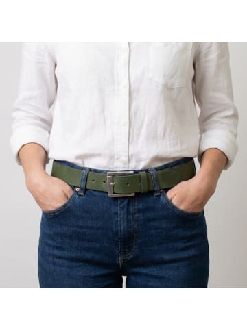 FRONHOFER Ledergürtel 4cm in Creme