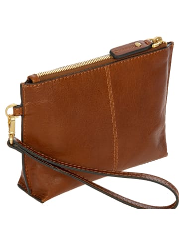 BRIC`s Volterra Clutch Tasche Leder 18 cm in tobacco