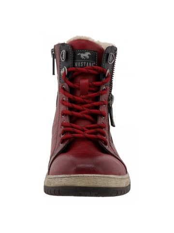 MUSTANG SHOES Schnürstiefel  in Rot