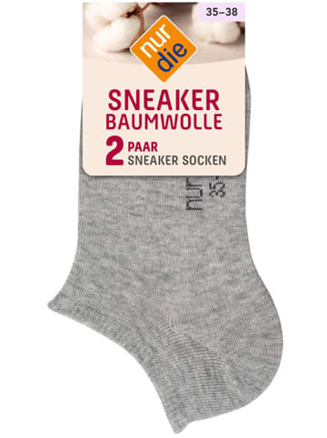 Nur Die  Sneakersocken Baumwolle in weiß