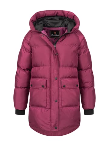 Rock Creek Winterjacke in Weinrot