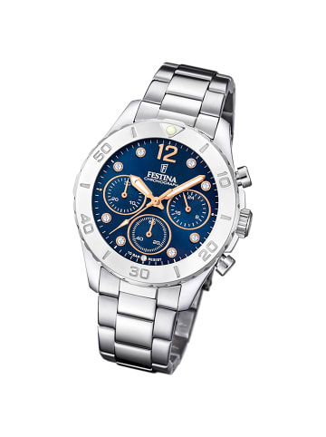 Festina Analog-Armbanduhr Festina Boyfriend silber mittel (ca. 39mm)