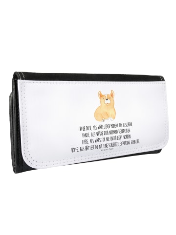 Mr. & Mrs. Panda Portemonnaie für Damen Corgie mit Spruch in Weiß