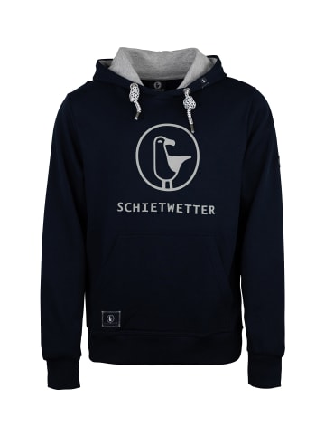 SCHIETWETTER Hoodie "Tammo Talisman" in navy-white
