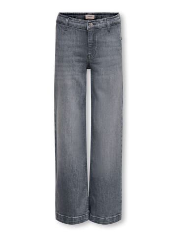 KIDS ONLY Jeans mit weitem Bein in Medium Grey Denim