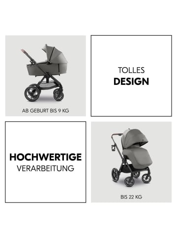 Hauck Kombi-Kinderwagen Comfort N Care Air Set in grau