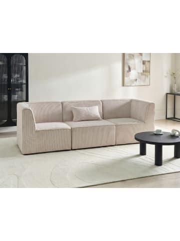 Beliani 3-tlg Modulsofa LEMVIG in Beige