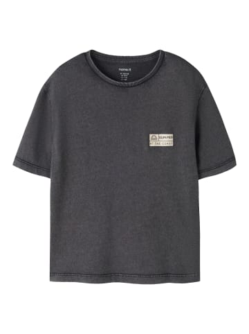 name it T-Shirt Nkmfandel Bio-Baumwolle in black