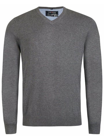 MARVELIS V-Pullover für Herren in uni