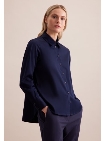 Seidensticker Hemdbluse Regular in Dunkelblau