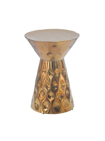 FineBuy Beistelltisch in Gold / Aluminium / 36x36x51