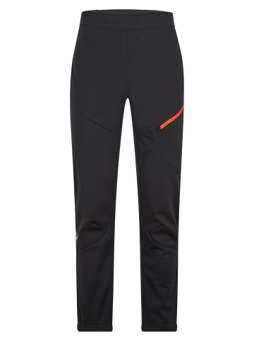 Ziener Softshell-Hose NEBIL in black.new red