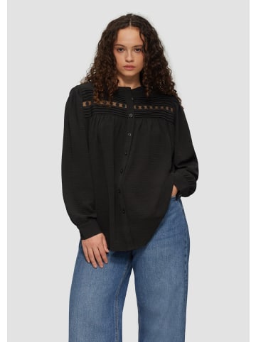 QS Bluse langarm in Schwarz