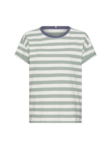Camel Active T-Shirt aus reiner Baumwolle in Jadeblau