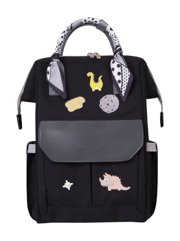Kikkaboo Wickeltasche Myla Rucksack in schwarz