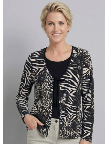 GOLDNER 2-in-1-Shirt mit Animal Print in schwarz / gemustert