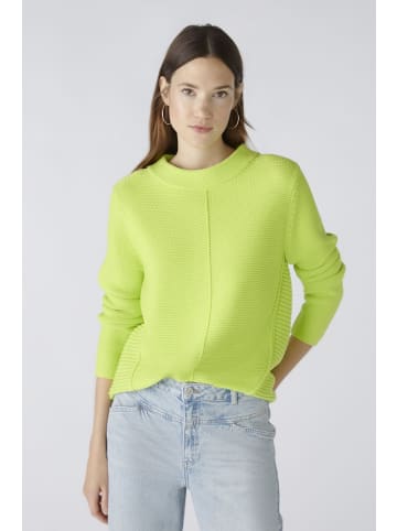 Oui Pullover 100% Baumwolle in tender shoots