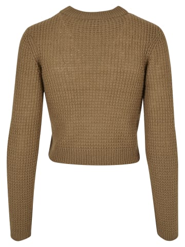 Urban Classics Urban Classics Damen Ladies Short Waffle Sweater in warmsand