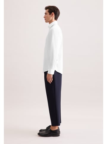 Seidensticker Jerseyhemd Regular in Weiß