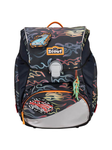 Scout Alpha Exklusiv Safety Light - Schulranzen Set 5tlg. (Flames) in Flames