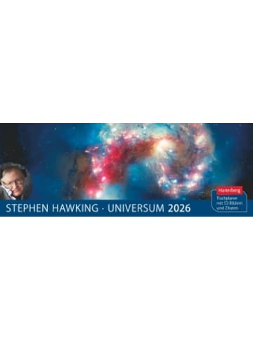 Harenberg Kalender - Stephen Hawking Universum Premium-Tischplaner 2026 - Wochenkalender