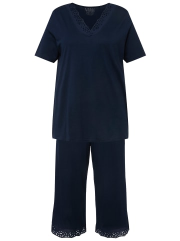 Ulla Popken Pyjama in nachtblau