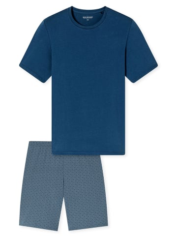 Schiesser Pyjama Casual Essentials in navy