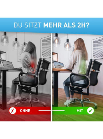 Flip Schaumstoff-Keilkissen 36x33x7cm hellblau  Blau