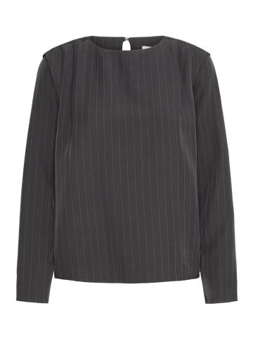 b. young BYMMMIDDE BLOUSE - loose fit in Dark Grey Mel. Pinstripe Mix