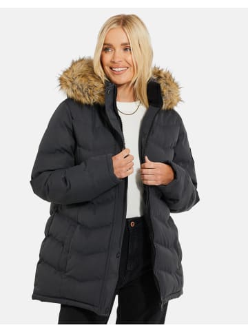 Threadbare Winterjacke THB Woodie Short Padded Coat in Grau