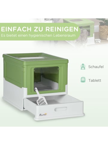 Pawhut Katzentoilette 47,5L x 35,5B x 36,7H cm