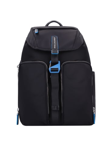 Piquadro PQ-RY Rucksack RFID 39 cm Laptopfach in black