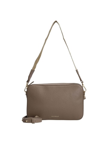 COCCINELLE Tebe - Umhängetasche 24 cm (cognac) in warm taupe 2