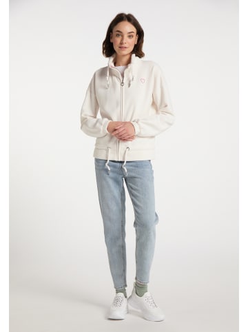 myMo Sweatjacke in Creme