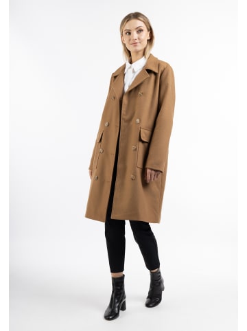 DreiMaster Damen Übergangsmantel Aus Wollgemisch in Sand