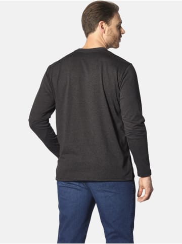 Jan Vanderstorm Langarmshirt STAAF in dunkelgrau