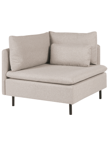 Beliani Sofaelement EGERIS in Beige - (W) 86 x (H) 80 x (L) 94 cm