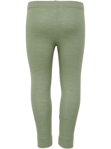 Hummel Hummel Leggings Hmlwolly Mädchen Atmungsaktiv in OIL GREEN