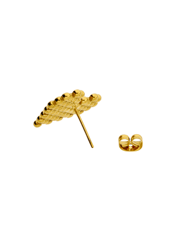 myMo at night Women Stud Earrings in Gold