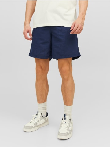 Jack & Jones Chino Shorts Kurze Bermuda Krepp Hose JPSTJEFF in Navy