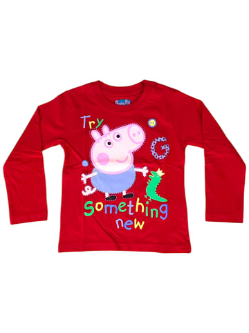 Peppa Pig Langarmshirt Peppa Pig George in Dunkelrot