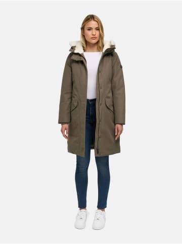 Navahoo Wintermantel Bibber-Beauty 14 in Stone Brown
