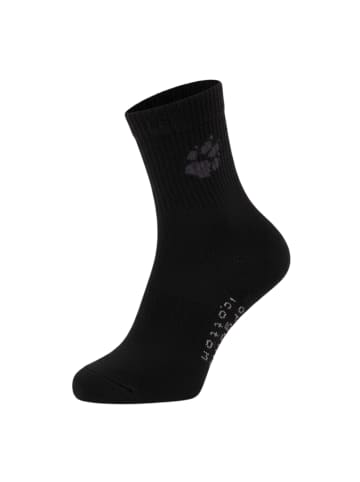 Jack Wolfskin Accessoires Basic Sock socks in Schwarz