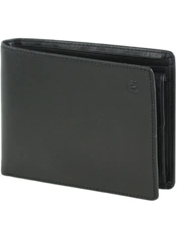 Esquire Logo Geldbörse VII Leder 12 cm in schwarz