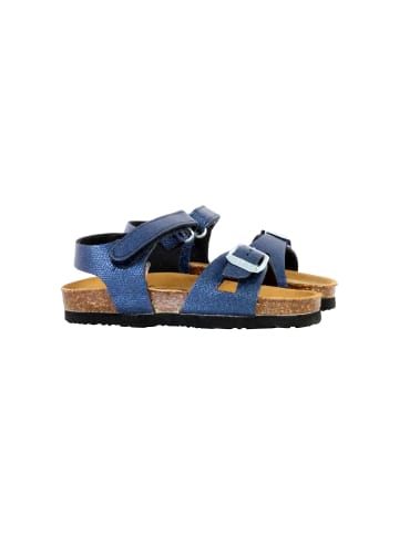 Plakton Leder-Pantoletten für Kinder „Serena“ Blau