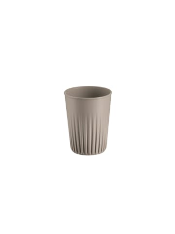 APS Mehrwegbecher -TO GO- Ø 8,5 cm, H: 11 cm, 300 ml, beige / mokka