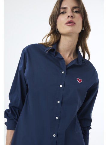 Felix Hardy Hemd Langarm Poplin in navy
