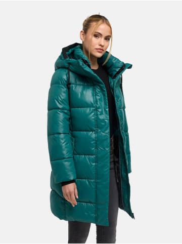 Marikoo Steppmantel Yumee XVI in Ocean Green
