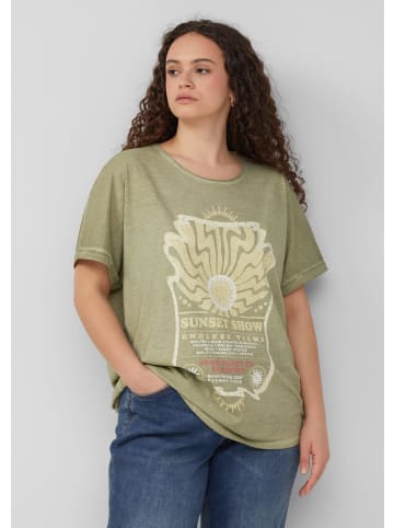 QS T-Shirt  in  72D1_helles olivgrün