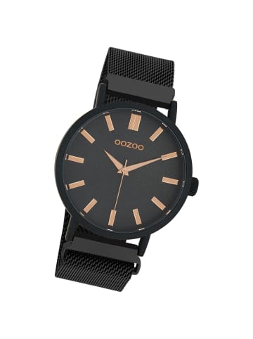 Oozoo Analog-Armbanduhr Oozoo Timepieces schwarz groß (ca. 42mm)